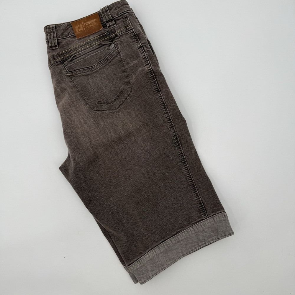 Rosner Akischa‎ Shorts Womens Size 10 Brown Denim Cotton Blend 0741-01